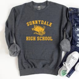 Sunnydale High School Sweatshirt Buffy The Vampire Slayer Hoodie Buffy School Pullover Tv Show Inspired Crewneck Sweatshirts