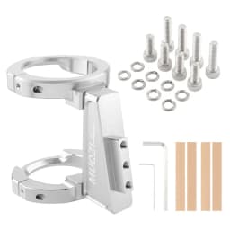 For Birdy Dahon 412 SP8 Folding Bicycle Front Bag Carrier Mount Adapter Adjustable Clamp Ring Bike Front Bag Holder Adapter