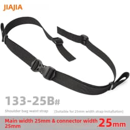 JiJi Hiking Backpack Belt Buckle Load Reduction Mountain Climbing Bag Waist Fixed Strap Ergonomic Design Lightweight Waist Clip