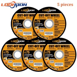 Loonpon 3inch/75mm Metal Cutting Disc Cut Off Wheels Circular Saw Blade Grinding Discs Angle Grinder Wheel For Stainless Steel