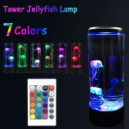 LED Fish Lamp Ambient Night Light Remote Control Color Changing Decorative Lights Aquarium Birthday Gift For Children USB