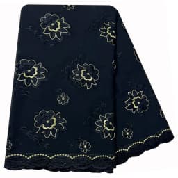 100% Cotton Fabric Rayon Cotton Thread Eembroidered Scarf High Quality African Women Hijab Muslim Scarf Dubai Excellent Style