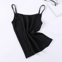 Women's Solid Color Spahetti Straps Sleeveless Slim Camisole Summer Wear Outside Female Short Tops Vests