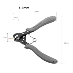 Wire Rolling Pliers 1.5/2.25/3.0mm For Wire Winding Bending Repair Jewelry Making Tool Round Nose Pliers For Wire Ring Wrapping