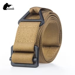 4.5cm Real Nylon Tactical Belt Hook Loop Alloy Buckle Unisex High Quality Casual Belt Military Training Belt AF101