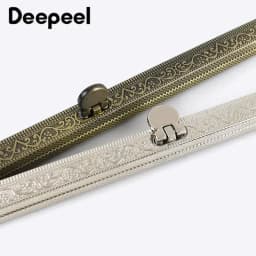 2-5Pcs Deepeel 19cm Metal Embossed Bag Lock Clutch Coin Purse Frame Bags Clasp Sewing Hardware Wallet Accessories HandBag Parts