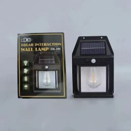 Solar Tungsten Night Lamp, Motion Sensor Wall Lantern Waterproof, Garden Courtyard Decor Lamp