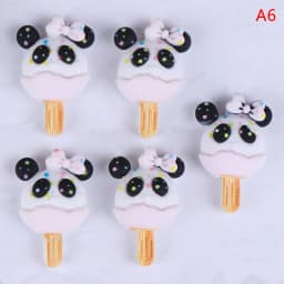 1-5pcs 1:12 Dollhouse Miniature Chocolate Ice Cream Popsicle Mini Ice Pop Food Modle for Pretend Play Kitchen Decor Toys