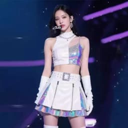 White Kpop Female Group Dance Performance Costume Jazz Stage Bar Gogo Show Outfit Singing Uniform Chinese Manufacturer