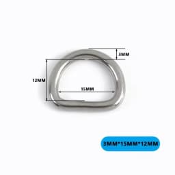 2/5Pcs 15-50mm Stainless Steel O D Ring Buckles Handbag Strap Connector Rings Leather Craft Clasp Carabiner Belt Hook Bag Parts