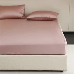 Mulberry Silk Fitted Sheet with Elastic Bands 23 Momme Pure Silk Mattress Covers for Single Double King Queen Bed Luxury Sheets