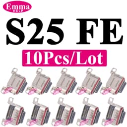 10Pcs Original Charging Port For Samsung S26 S25 S24 23 Ultra S22 S21 Plus S25 FE A34 A52 A53 A54 A56 Charger Connector Dock