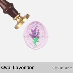 Sealing Wax Seal Stamp Oval Daisies Snowflake Bridge Plant Pattern Gift DIY Scrapbooking Supplies Handbook Brass Craft Stamps