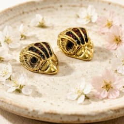 Retro Textured Eagle Stud Earrings Antique Design Colorful Zircon Inlaid Hawk Head Punk Vintage Gothic Animal Jewelry Серьги