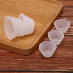 5Pcs Silicone Distribution Cup Resin Glue Tools Glue Distribution Cup Crystal Scale Jewelry Tools Resin Molds For Jewelry