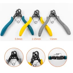 Wire Rolling Pliers 1.5/2.25/3.0mm For Wire Winding Bending Repair Jewelry Making Tool Round Nose Pliers For Wire Ring Wrapping