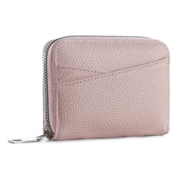 Women's Zipper Purse Short Lychee Pattern Fashion Multi-Card Slot ID Card Holder Coin Zipper Purse For Women