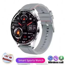 new smart watch HD touch screen smart notification 100+sports modes outdoor smartwatch 5ATM waterproof GPS track iPhone Ht22