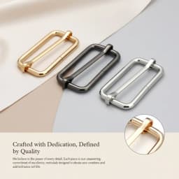 10pcs Metal Triglide Slides Rectangle Adjustable Webbing Slider Strap Pin Buckle for Belt Bags Luggage DIY Craft Accessories