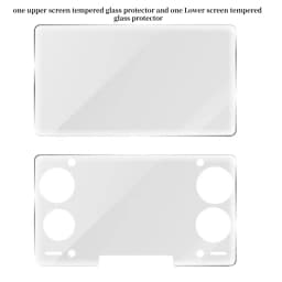 For AYN THOR Screen Protector Anti-scratch THOR Flip Dual Screen Game Console HD Full Screen Tempered Glass Protectors