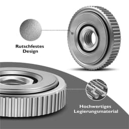 Angle Grinder M14 Thread Inner Outer Flange Nut Set Quick Release Locking Nut Replace Onnfang 1PC