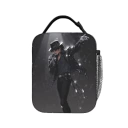 Singer Michael Jacksons MJ 2026 Insulated Lunch Tote Bag For School Food Container Reusable Cooler Thermal Lunch Box