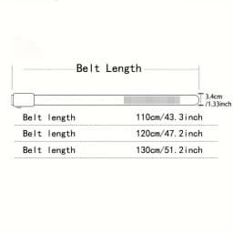 Men's Fashion Belt With Toothless Automatic Buckle Suitable For Business SuitPants Gifts For Man High Quality Casual Belt