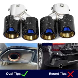 For BMW M240i M340i M440i G20 G21 G22 G42 Exhaust Pipe Upgrade Quad Muffler Tailpipe Tip Nozzle Exhaust Head
