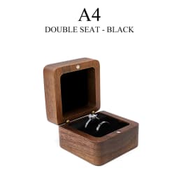 Luxury Wood Jewelry Box Wedding Ring Box Earring Rings Box Jewelry Organizer Box Jewelry Gift Packaging Box Bracelet Package