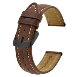 BISONSTRAP Geniune Leather Watch Strap 14mm 17mm 18mm 19mm 20mm 21mm 22mm 23mm 24mm Replacement Bracelet for Men Women Watchband