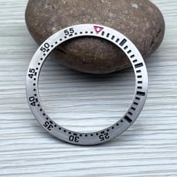 38mm*30.5mm Steel Watch Bezel Insert Ring C3 Green Luminous Fits Seiko SPB185 SPB187 Watch Cases Bezel Watch Replacement Parts