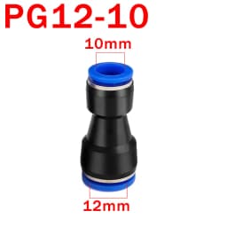 10PCS Pneumatic Fittings Quick Connector Air Plastic Hose Tube Connectors PU PG 4mm 6mm 8mm 10mm 12mm Push Into Pluglug