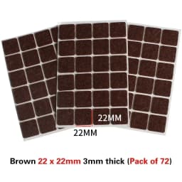 1 Set Thicken Self Adhesive Felt Chair Leg Pads Floor Protectors Furniture Legs Table Leg Covers Round Bottom Anti-slip Pads