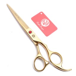 Purple Dragon Dog Grooming Scissors 6.5" 7" Stainless Up Curved Scissors Professional Pet Shears Chunker Thinning Scissors Z3002
