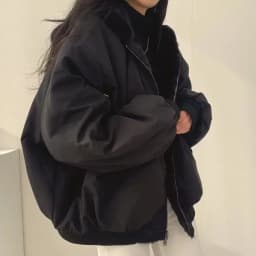 Korean Version Thickened Reversible Wear Lamb Wool Padded Jacket,Autumn and Winter Solid Color Zip-up Hooded Padded Jacket Women