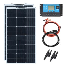 XINPUGUANG 100w 200w 12v Portable Flexible Solar Panel 18V 100W - 1000W Plate Cells Monocrystalline Silicon Panel Solar Kit