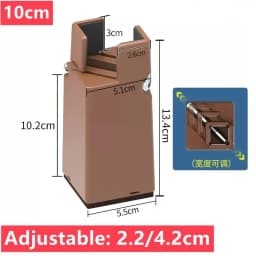 4PCS Adjustable Furniture Leg Risers Heavy Duty Square Round Bed Foot Pads 2 4 Inch Sofa Table Chair Leg Risers Screw Clamp