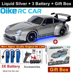 Oike 4WD Remote Control Drift Car 1:24 Mini Remote Control Racing Car Model 2.4G Radio High Speed 4X4 RC Car Vehicle Toy