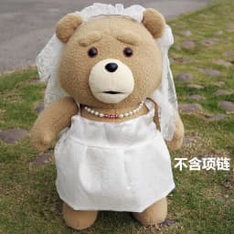 43cm 10 Movie Teddy Bear Ted 2 Plush Doll Toy Apron Soft Plush as a Christmas Birthday Gift for Good Friends