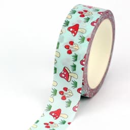 2023 NEW 1PC 10M Decorative Autumn Red Mushrooms and Leaves Washi Tape Set for Scrapbooking Planner Masking Tape Cute Stationery