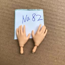 New Original Replacement Doll Hands Monstering High Doll Toy Parts Black Gray Yellow Blue Fishman Doll Hands DIY Toy Accessories