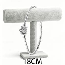 2026 New 925 Silver Women's Studded Chain Eternal Sparkling Snow Tennis Bracelet Display Tool DIY Exquisite Charm Jewelry