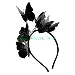 Butterfly Themed Hairband Party Costume Hair Accessory Party Headwear Suitable for Halloween Cosplay Garden Weddings