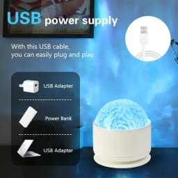LED Aurora Projector Light Northern Lights Effect 16Color-Changing Light Show Suitable for Bedroom Living Room Party Decorations