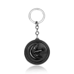 Dragon House Keychain Targaryen Dragon Shape Keyring for Fan Collection Accessories Friends Gift