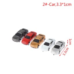 1:100-200 Dollhouse Miniature Car Truck Container Model Car Toy Doll Decor Toy игрушки для детей miniature items