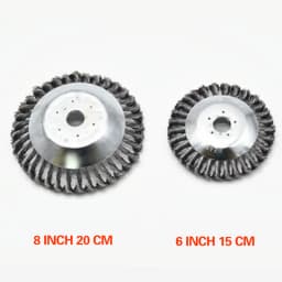 6/8/10 Inc Steel Grasss Trimmer Head Brushcutter Wire Debroussailleuse Weed Brush Blade for Garden Lawnmover Power Tool