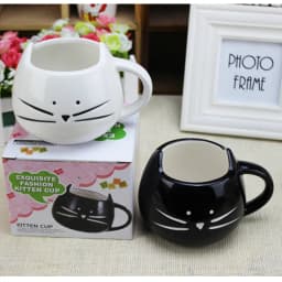 New Cute Cat Mug Animal Milk Mugs Original and Funny Cups to Give Away Unusual Tea Cup of Coffee Drinkware Personalized Gift Bar