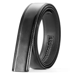 Men's Genuine Leather Cowhide Belt Without Buckle, Decorative Belt Suitable For Jeans Pants,35mm wide