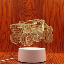 3D LED Lamp Creative 3D LED Night Lights Novelty Illusion Night Lamp 3D Illusion Table Lamp For Home Christmas Decorative Light